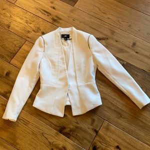 White H&M blazer